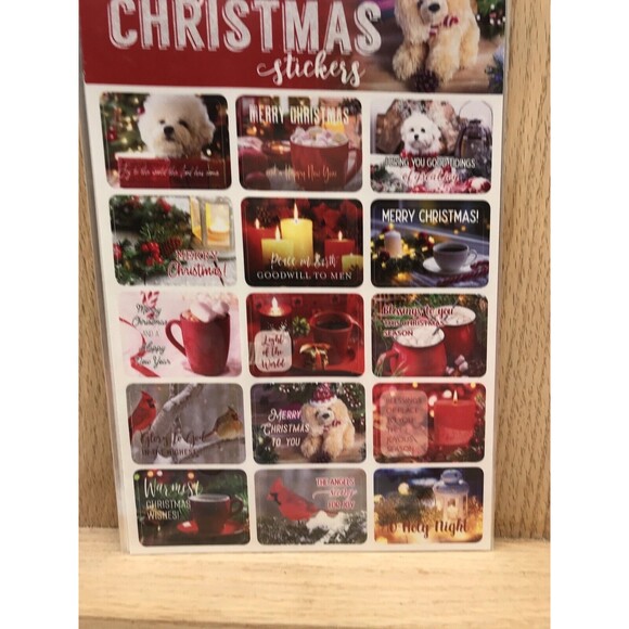 300 Christmas Stickers For Student Rewards Scrapbooking Homeschool Stickers - Picture 6 of 6